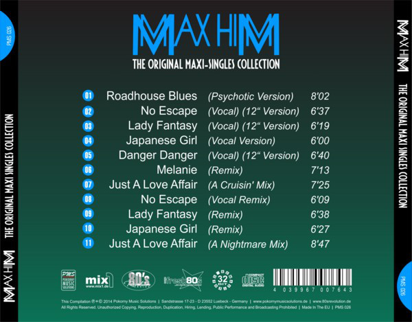 Max Him - The Original Maxi Singles Collection - Imagen 2
