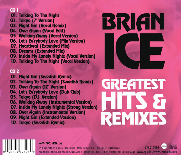 Brian Ice – Greatest Hits & Remixes - Imagen 2
