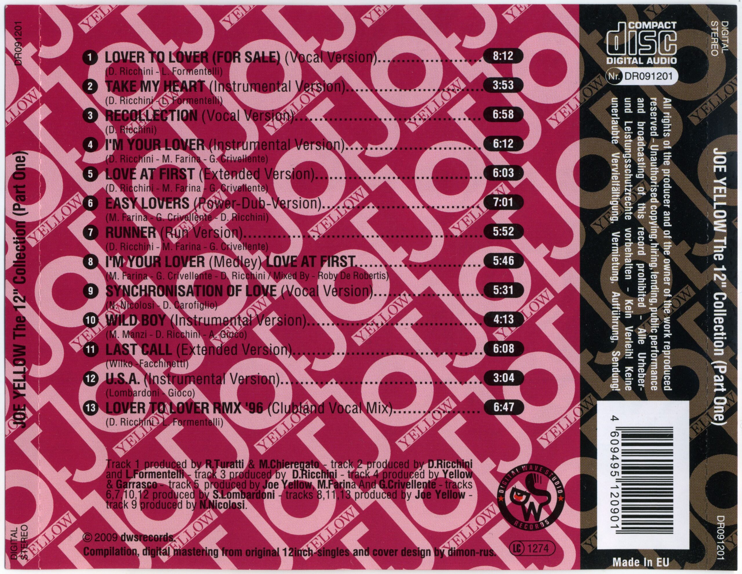 Joe Yellow - The 12'' Collection - Imagen 3