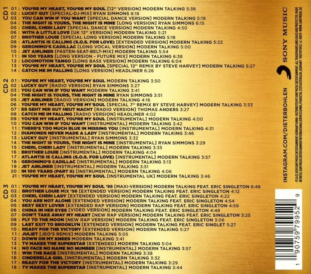 Modern Talking - Maxi And Singles Collection (Dieter Bohlen Edition) - Imagen 2