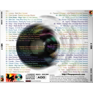 Italo Disco – Mega Best Unreleased Rare Collection Vol. 1-4