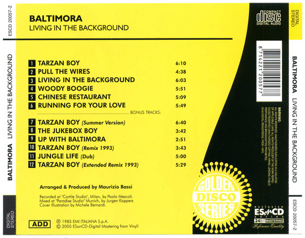 Baltimora - Living In The Background - Imagen 2