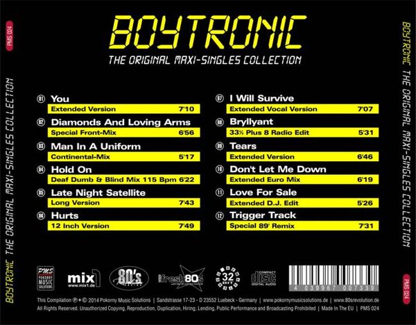 Boytronic – The Original Maxi-Singles Collection - Imagen 2