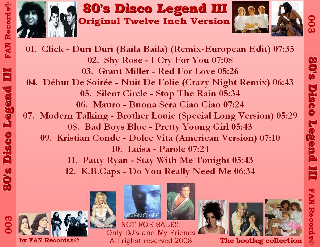 80's disco legend Vol 1-2-3-4-5-6 - Imagen 12