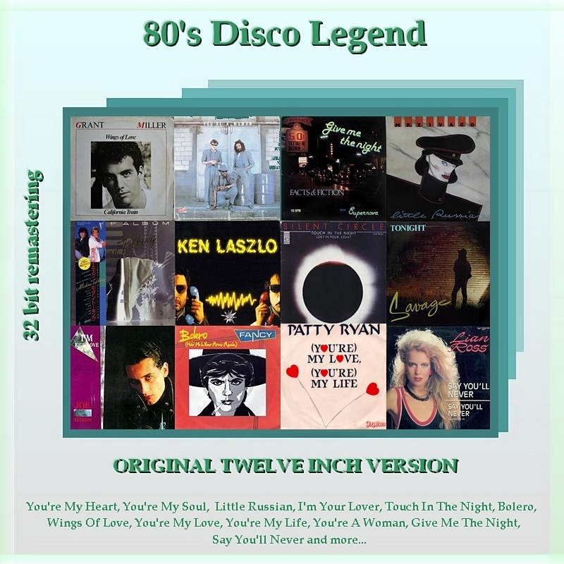 80's disco legend Vol 1-2-3-4-5-6